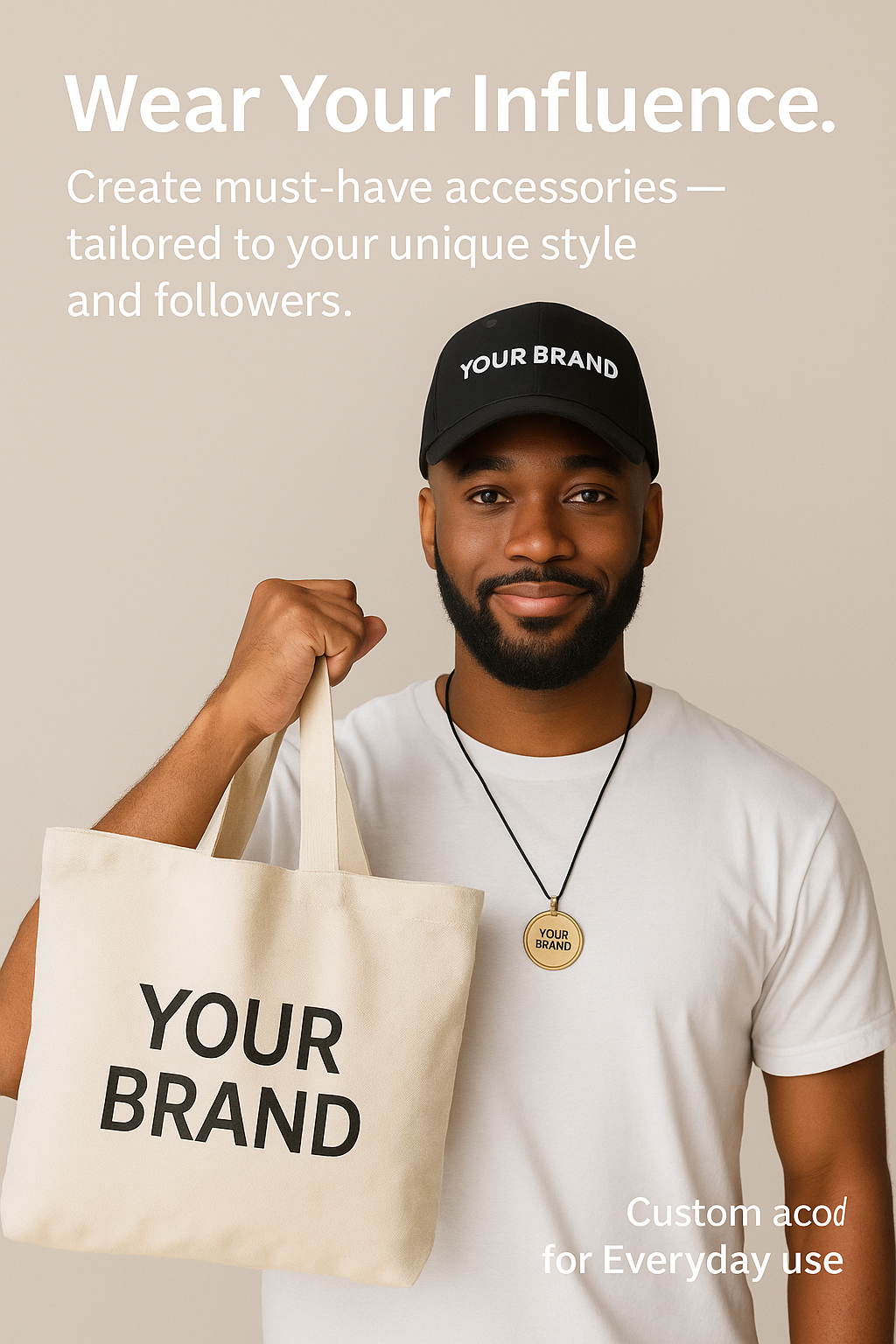🎒 Custom Accessories for Influencers | Everyday Items with Your Brand Story