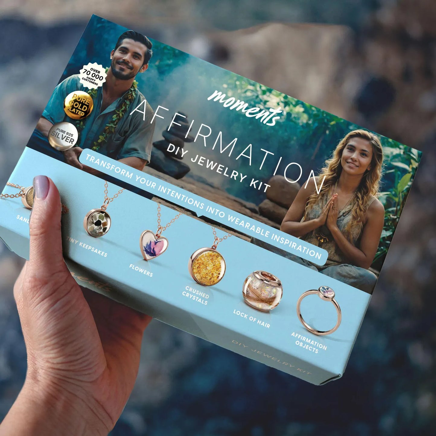 DIY Affirmation Necklace Kit – Customizable Mindfulness & Self-Care Jewelry for Inner Peace