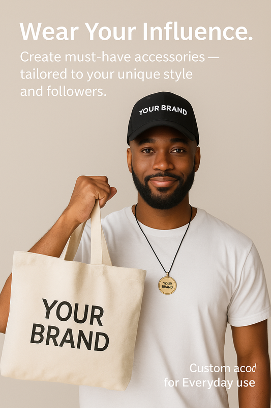 🎒 Custom Accessories for Influencers | Everyday Items with Your Brand Story